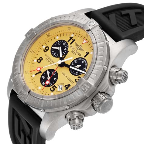 breitling super avenger m1 titanium|breitling titanium chrono avenger.